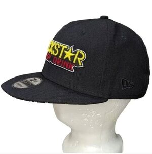 Rockstar Energy Drink Hat Snapback Flat Bill Wool New Era 2018 9Fifty